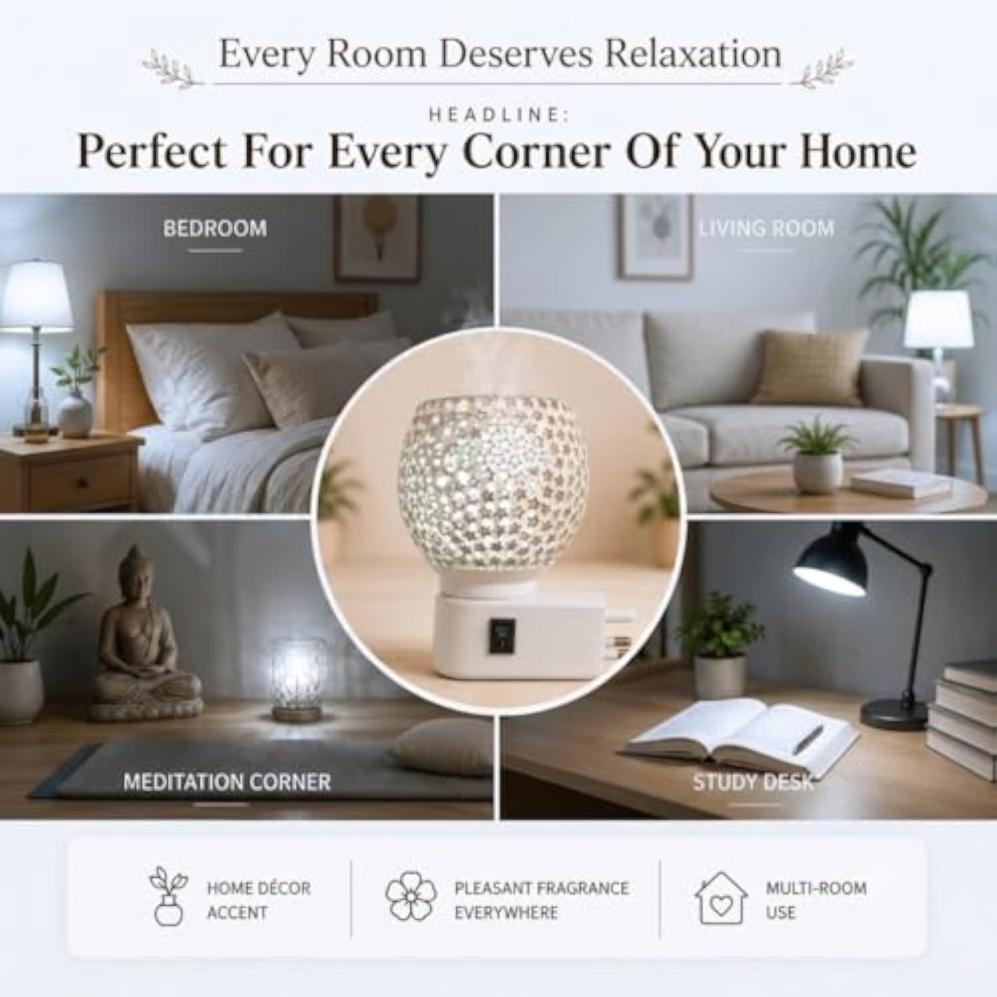 Kapoor Dani Electrical Camphor Diffuser Glass